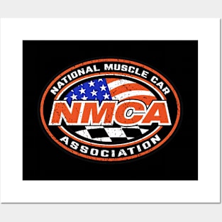 NMCA - National Muscle car Association - distressed burnout print Posters and Art